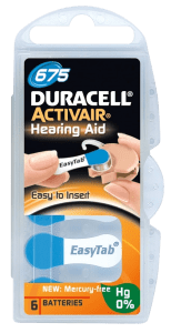 Duracell Activair batteri typ 675 6 st