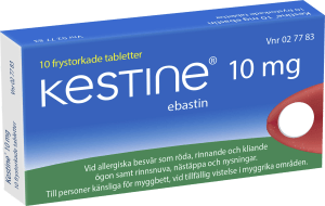 Kestine frystorkad tablett 10 mg 10 st