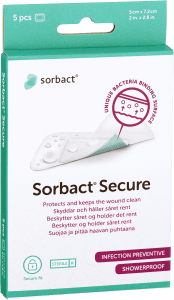 Sorbact Secure 5 st 5 x 7,2 cm