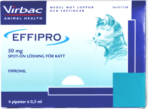 Effipro spot-on lösning för katt 50 mg 4 x 0,5 ml
