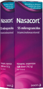 Nasacort nässpray suspension 55 µg/dos 120 doser