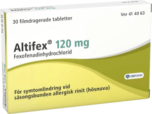 Altifex Orifarm filmdragerad tablett 120 mg 30 st