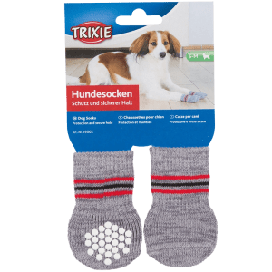 Trixie Hundsock 2-pack Non-slip Grå XS-S