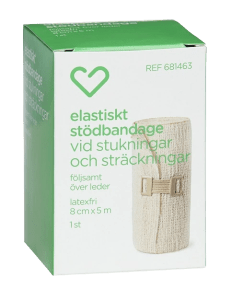 Hjärtats elastiskt bandage 8 cm x 5 m