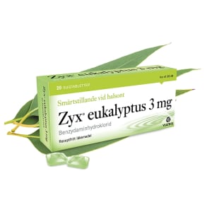 Zyx eukalyptus sugtablett 3 mg 20 st