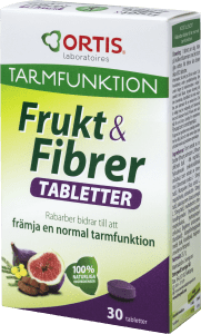 Frukt & Fibrer tablett 30 st