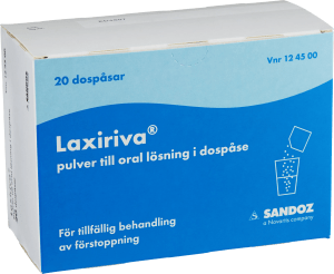 Laxiriva Pulver till oral lösning i dospåse 20 st