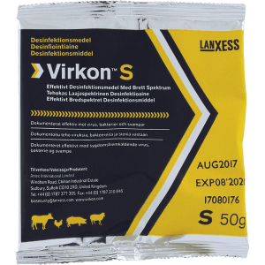 Virkon S desinfektionsmedel pulver 50 g