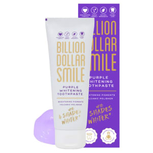 Billion Dollar Smile Purple Whitening Toothpaste 75 ml