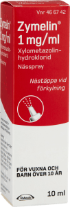 Zymelin nässpray 1 mg/ml 10 ml