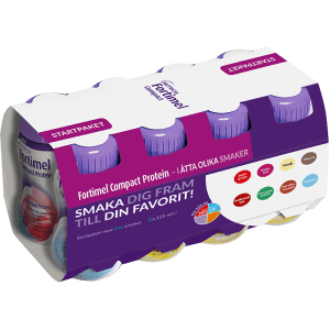 Fortimel Compact Protein startpaket, blandade smaker 8x125 ml