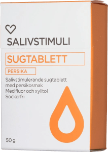 Hjärtats salivstimulerande sugtablett persika 50 g
