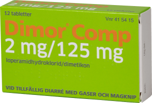 Dimor Comp tablett 2 mg/125 mg 12 st
