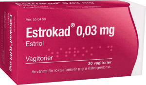 Estrokad vagitorium 0,03 mg 30 st