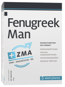 Elexir Pharma Feenugreek Man Plus ZMA 60 tabletter