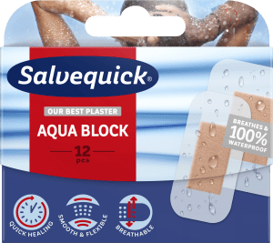 Salvequick Aqua Block 12 st