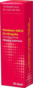 Mometason ABECE Nässpray suspension 50 µg/dos 60 doser