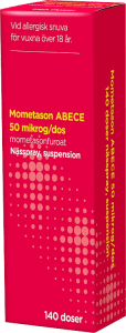 Mometason ABECE Nässpray suspension 50 µg/dos 140 doser