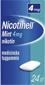 Nicotinell Mint medicinskt tuggummi 4 mg 24 st