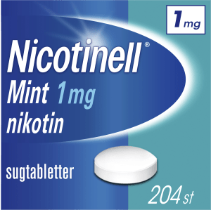 Nicotinell Mint komprimerad sugtablett 1 mg 204 st