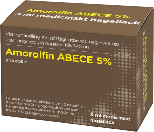 Amorolfin ABECE Medicinskt nagellack 5% 3 ml