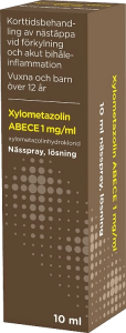 Xylometazolin ABECE, 1mg/ml 10 ml
