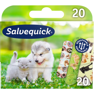 Salvequick Animals barnplåster 20 st