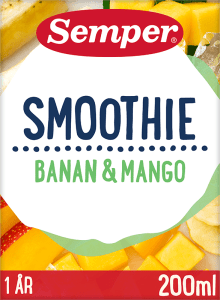 Semper Smoothie Banan Mango 1 år 200 ml