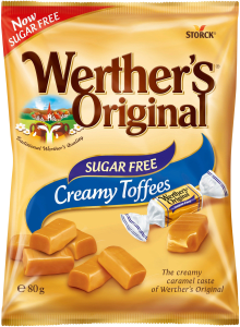 Werthers Original Creamy Toffees Sockerfri 80g