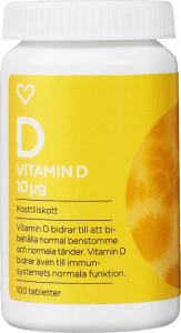 Hjärtats Vitamin D 10 µg 100 st