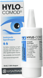 Hylo-Comod Smörjande Ögondroppar 10 ml