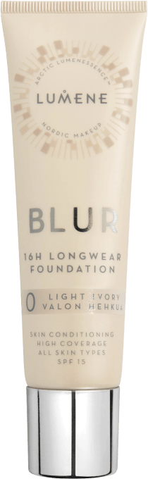 Lumene Blur 16h Longwear Foundation SPF15 30 ml Light Ivory Lumene
