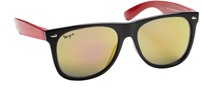Haga Eyewear Barnsolglas Trixie Black/Red Mirror Lens 1par Haga Optik