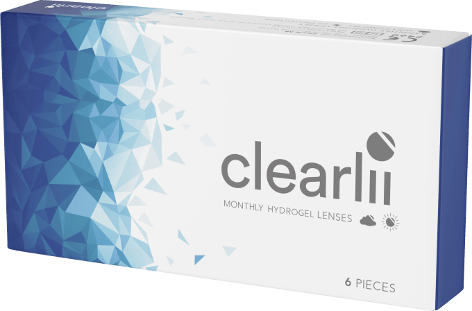 Clearlii Monthly Hydrogel Lenses månadslins 6-pack -5.00 Clearlii