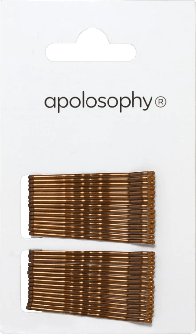 Apolosophy Hårnålar Brun 30 st Apolosophy