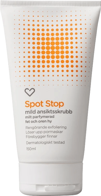 Hjärtats Spot Stop Mild ansiktsskrubb 150 ml Hjärtats