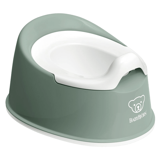 BabyBjörn Smart Potta Grågrön/Vit Babybjörn