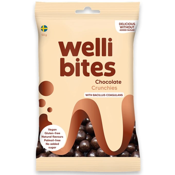Wellibites Chocolate Crunchies 50 g Wellibites