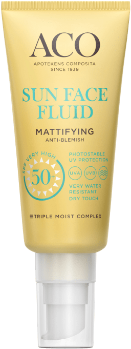 ACO Sun Face Fluid Mattifying SPF50+ 40ml ACO