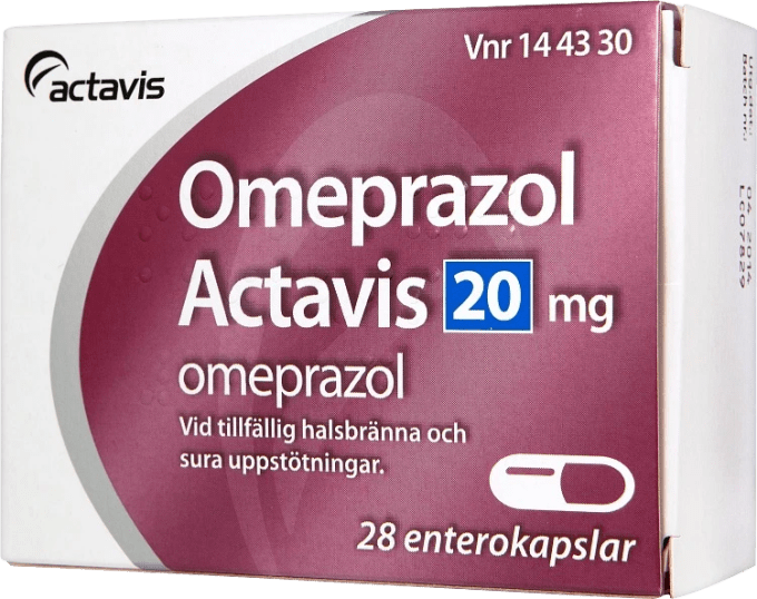 Omeprazol Actavis kapsel 20 mg 28 st Actavis