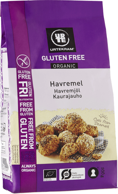 Urtekram glutenfri HAVREMJÖL Eko 500 g Urtekram