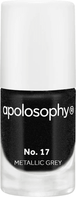 Apolosophy Nail Polish 4,5 ml Metallic Grey Apolosophy