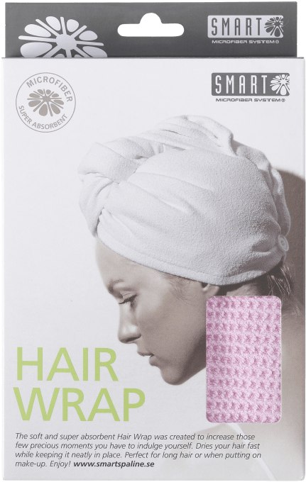 Smart Hairwrap Waffle Hot Pink Smart
