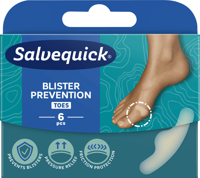 Salvequick Blister Prevention Toes 6 st Salvequick