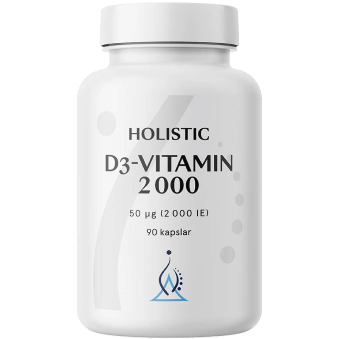 Holistic D3-vitamin 2000IE 50 µg 90 st Holistic