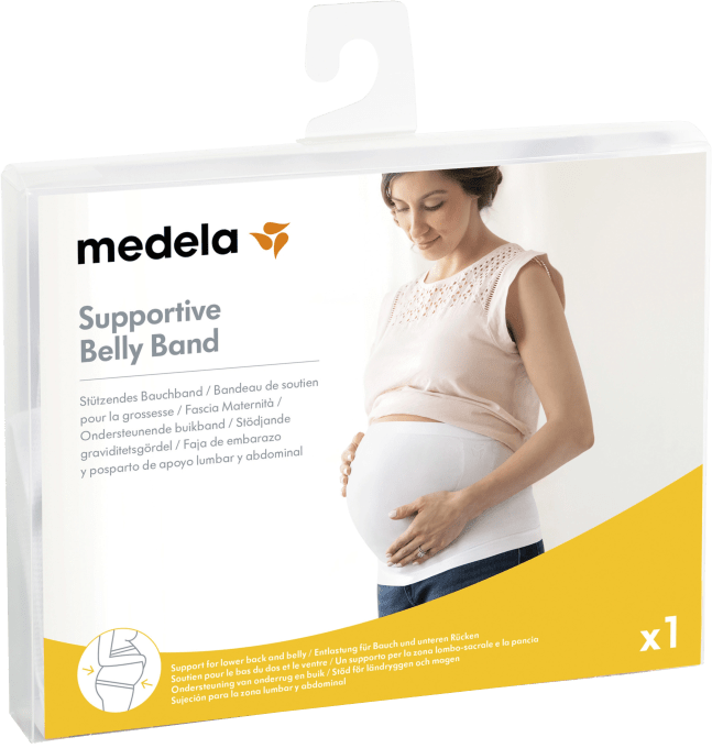 Medela Graviditetsgördel Vit Small Medela