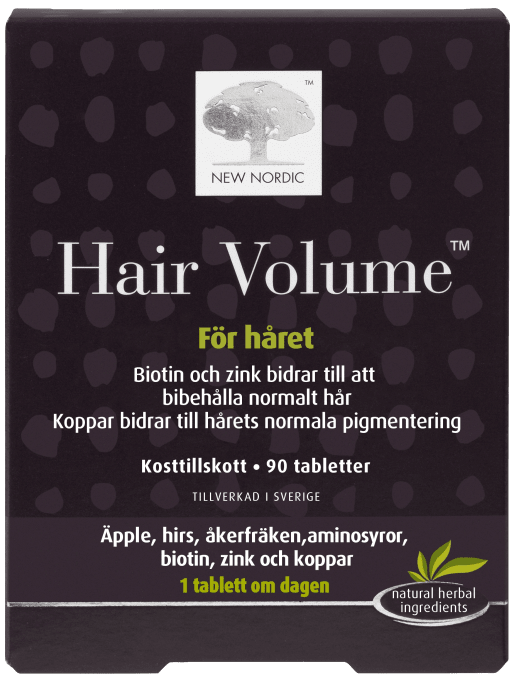 New Nordic Hair Volume Kosttillskott 90 st New Nordic