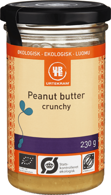 Urtekram Peanut Butter Crunchy 230 g Urtekram