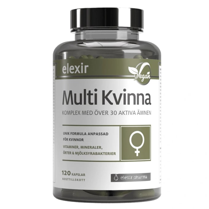Elexir Multi Kvinna 120 kapslar Elexir Pharma