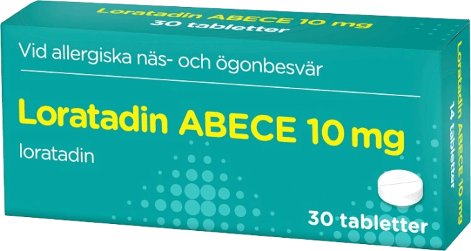 Loratadin ABECE Tablett 10 mg 30 st ABECE